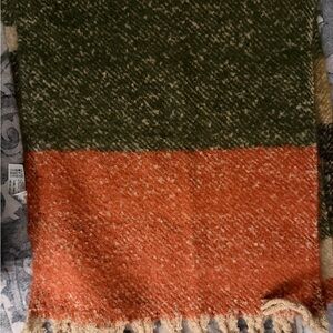 Zara Orange and Green women’s scarf